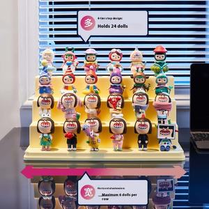 Exhibidor de Juguetes Ecológico Personalizable, Estante de Almacenamiento para Cajas Sorpresa, Vitrina Escalonada para Muñecas, Caja de Exhibición a Prueba de Polvo para <span class=keywords><strong>Lego</strong></span> - Product Image 4