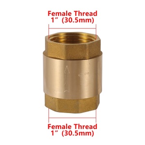 1/2 3/4 1 inch nữ chủ đề Brass Swing van một cách không trở lại trong dòng mùa xuân kiểm tra van - Product Image 4