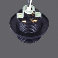 Les fabricants fournissent E27 noir bakélite bakélite pleine dent support de lampe support de lampe