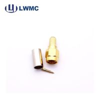 Conectores de cable rf, engarce macho SMA para cable RG58, venta directa de fábrica, el mejor precio