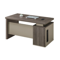Escritorio Ejecutivo Expandible en Forma de L de Madera Sólida Moderna de Alta Gama a Precio Accesible, Cajones, Color Personalizado, Ecológico, Garantía de 6 Años