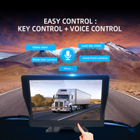 Wemaer BSD 24 volts Surround View système de moniteur de recul OEM personnalisable 4 canaux camion sauvegarde caméra arrière écran Kit DVR