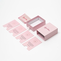 Boîte à tiroir coulissant en carton de qualité supérieure à prix compétitif, avec logo personnalisé en relief, recyclable, pour bijoux, montres, expédition, petites boîtes cadeaux
