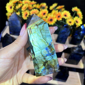 Kindfull Vente en gros Pierre <span class=keywords><strong>de</strong></span> cristal naturel Cristaux <span class=keywords><strong>de</strong></span> guérison Points Labradorite Points Baguette <span class=keywords><strong>de</strong></span> cristal <span class=keywords><strong>Tour</strong></span> pour la décoration - Product Image 6