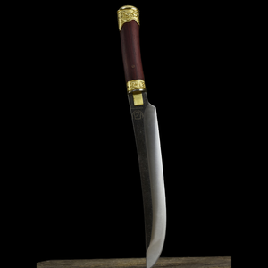 Couteau de cuisine étendu personnalisé en usine chinoise avec gaine en séquoia couteau à <span class=keywords><strong>saumon</strong></span> en acier inoxydable forgé couteau de cuisine - Product Image 6