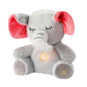 Muñeca <span class=keywords><strong>de</strong></span> elefante <span class=keywords><strong>de</strong></span> música luminosa <span class=keywords><strong>para</strong></span> bebé, sonido calmante y material <span class=keywords><strong>de</strong></span> felpa ligero, técnicas lavadas <span class=keywords><strong>para</strong></span> cumpleaños o tiempo <span class=keywords><strong>de</strong></span> sueño - Product Image 4