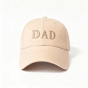 หมวกแก๊ปผ้าฝ้ายพิมพ์ลายปักโลโก้ DAD แบบนุ่มสบายสำหรับผู้ชาย สวมใส่ลำลองกลางแจ้ง ป้องกันแสงแดด ขายส่งทั่วไป - Product Image 5