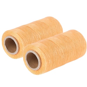Eco-friendly 0.8mm 150d High Tenacity Flat Braided Wax Polyester Sewing Thread for DIY Leather Hand Sewing - Product Image 6
