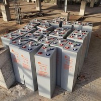 بطارية جل شمسية من فيليسيتي سولار، نوع OPzV، لوحة أنبوبية، 2500 أمبير، 2 فولت، بطارية للطاقة الشمسية، رصاص كريستالي، من قوانغتشو، مغلقة، ضمان لمدة سنة أو سنتين