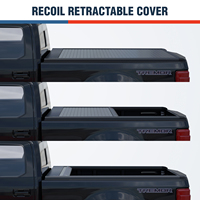 BESTWYLL couverture de tonneau de rouleau de camionnette électrique étanche pour camionnette ford F250/F350 E-K55