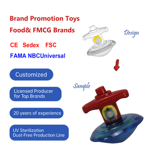 Trottola disco volante con Launcher perfetto per il gioco competitivo dei bambini giocattoli promozionali con motivo Logo personalizzato regali per bambini - Product Image 1