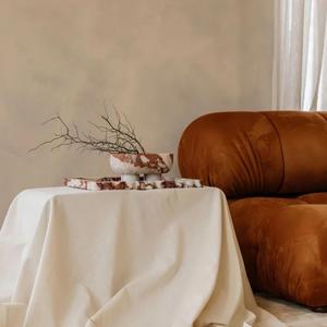 Wabi-Sabi de lujo Mármol natural Calacatta <span class=keywords><strong>Viola</strong></span> Bandeja de almacenamiento Cuenco ovalado de doble pata Ornamento decorativo Bandeja de frutas - Product Image 4