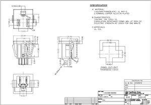 Material de <span class=keywords><strong>Contacto</strong></span> de Cobre S1, Carcasa de Latón de 3 Pines, Forma Plana, Tomacorriente de Entrada de Corriente Alterna, 15A 125V CA, Residencial/Comercial - Product Image 6
