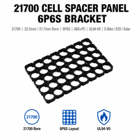 Support d'espacement personnalisé pour batterie 21700, entretoise cylindrique 22,5 mm 21,7 mm, accessoire d'assemblage de pack de batteries DIY ISO9001