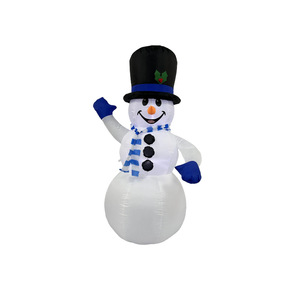 Nhà máy trực tiếp nhựa giáng sinh <span class=keywords><strong>Snowman</strong></span> Mô hình bơm hơi với IP68 đánh giá cho sử dụng ngoài trời <span class=keywords><strong>LED</strong></span> thắp sáng trang trí bên - Product Image 5