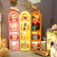 Panier de rangement multifonctionnel en corde de coton arc-en-ciel avec poignées, écologique pour les jouets des enfants, les vêtements, les articles divers, l'organisation