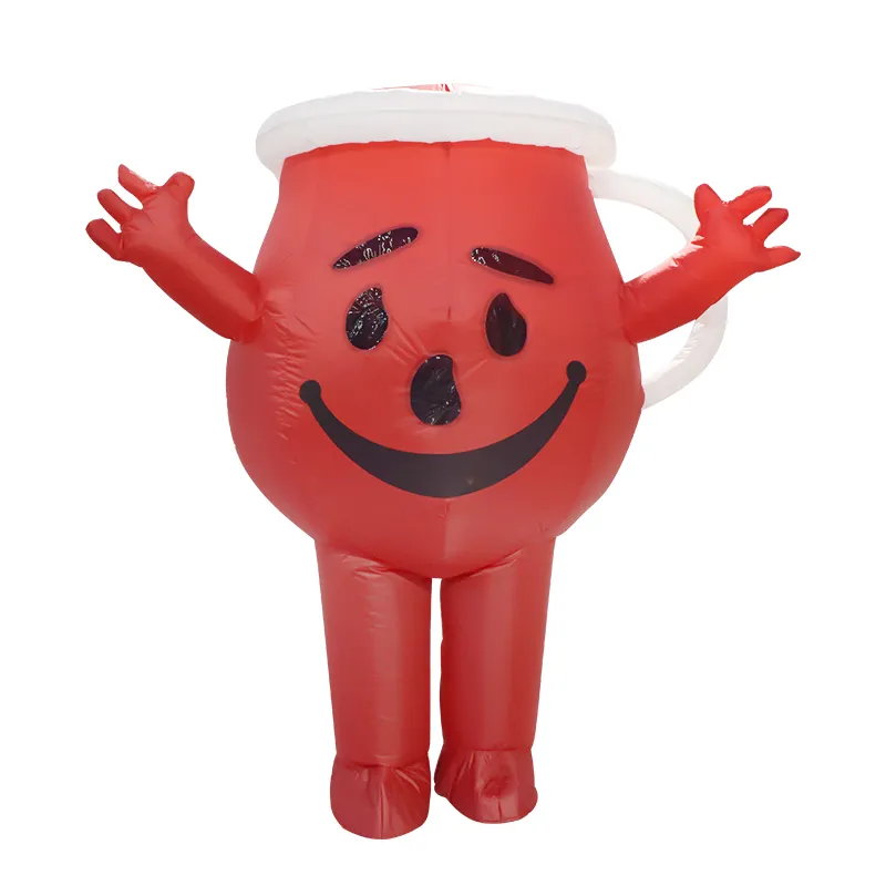 Advertising Inflatable Funtoys CE Adult Cool Kool Aid Man Costume Mascot