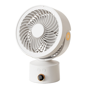 <b>Mini</b> <b>Desk</b> Fan Usb Rechargeable 5W Oscillating Portable Office Home Cooling Fan - Product Image 3