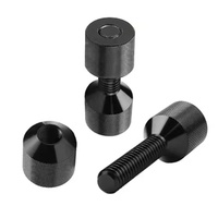 Goupille d'alignement de bride de trou de la construction légère en aluminium 2 de deux trous avec la finition anodisée de noir d'oxyde