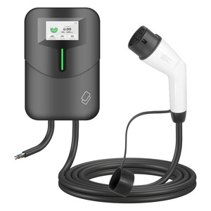 เครื่องชาร์จรถยนต์ไฟฟ้าแบบติดผนัง OEM 7kW-22kW รุ่นใหม่ แบบติดผนัง รองรับ Type 2 ปรับแต่งได้ด้วยแอป/หน้าจอ/RFID/OCPP มาตรฐาน IP65 - Product Image 2