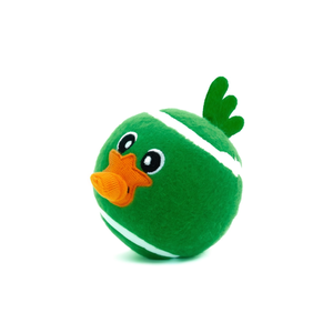 Tennis <b>Ball</b> Duck Toy Green Plush Pet Plaything - Product Image 3