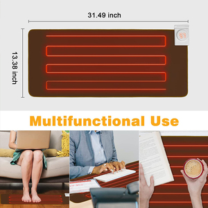 Phụ Kiện Máy Tính Để Bàn Văn Phòng Giữ Ấm Tùy Chỉnh Tấm Lót Chuột Làm Nóng Bằng Da Tấm Lót Bàn Máy Tính Xách Tay Ngoại Cỡ Sạc Không Dây - Product Image 2