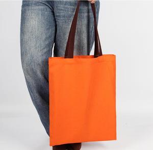 Bolsa de Lona 100% Algodón, Bolsa de Compras de Lona con Logotipo Personalizado, Bolsa de Lona Portátil para Compras, Publicidad, Regalo, DIY - Product Image 3