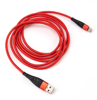 Type C Micro IOS 8 broches USB câble de chargeur rapide queue de poisson nylon tressé 3A type-c charge rapide cordon de synchronisation de données pour iPhone