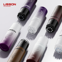 Grande bouteille d'huile de croissance capillaire de 150 ml avec applicateur à bille massante pour le cuir chevelu, en plastique HDPE vide, pour liquides capillaires