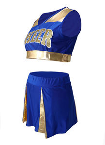 Uniforme de Animadoras sin Mangas de Primera Calidad MANGOES FASHION para Niñas y Adultas, con Logotipo Personalizado OEM, Nuevo, 100% Poliéster de Secado Rápido - Product Image 6