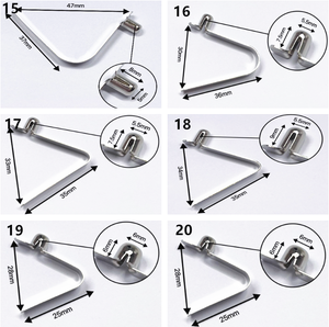 Usine personnalisée bouton unique pagaie Kayak Snap verrouillage Clip ressort Camping pôle pince en gros ressort fixation pince - Product Image 2