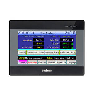 Coolmay 7 inç EX3S-8070H 12DI 12DO programlanabilir mantık denetleyicisi PLC HMI entegre PLC HMI hepsi bir arada - Product Image 1