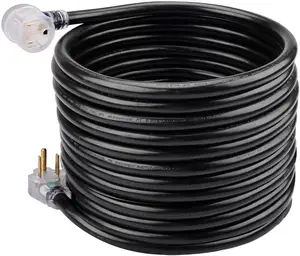 J362 Soldador Cable de soldadura de servicio pesado 50A 40FT NEMA 6-50P a 6-50R, Cable de extensión de soldador 10/3 250V