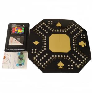<span class=keywords><strong>Juego</strong></span> de Mesa <span class=keywords><strong>Clásico</strong></span> de Estrategia Competitiva de 21 Pulgadas para 2-6 Jugadores, Canicas y Cartas, Tablero de Papel Plegable, Jakaro, Jackaro, Jackaroo - Product Image 3