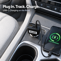 Chargeur de voiture 4G avec GPS Tracker, port universel international, alerte SOS en un clic, prise en charge de l'intégration API, OEM et ODM disponibles