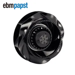Ebmpast-R2E225-RA92-17 de 225mm, 230V, CA, 155W, 0.68A, serie ACS800, inversor, ventilador de refrigeración centrífugo de accionamiento eléctrico