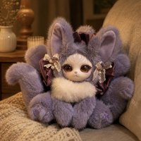Nouvelle figurine en peluche FuYou Mini renard à neuf queues 2026, boîte mystère, jouet pour enfants, poupée en peluche, figurines de dessins animés, jouets porte-bonheur