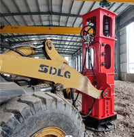 Excavatrice et compacteur - Spécial pour le remblaiement et la compactation sur site - Compacteur vibrant hydraulique
