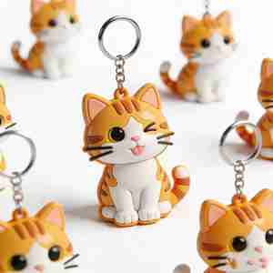 سلسلة مفاتيح مخصصة ثنائية الأبعاد من البي في سي الناعم، حلقة مفاتيح بشعار مطاطي ناعم، سلسلة مفاتيح سيليكون، حلقة مفاتيح مطاطية مخصصة ثلاثية الأبعاد - Product Image 6