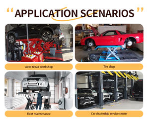 Гидравлический ножничный подъемник для автомобилей, грузоподъемность 4 тонны (4000 кг, 3,5 т), стальной, сверхмощный, мобильный подъемник для транспортных средств - Product Image 6