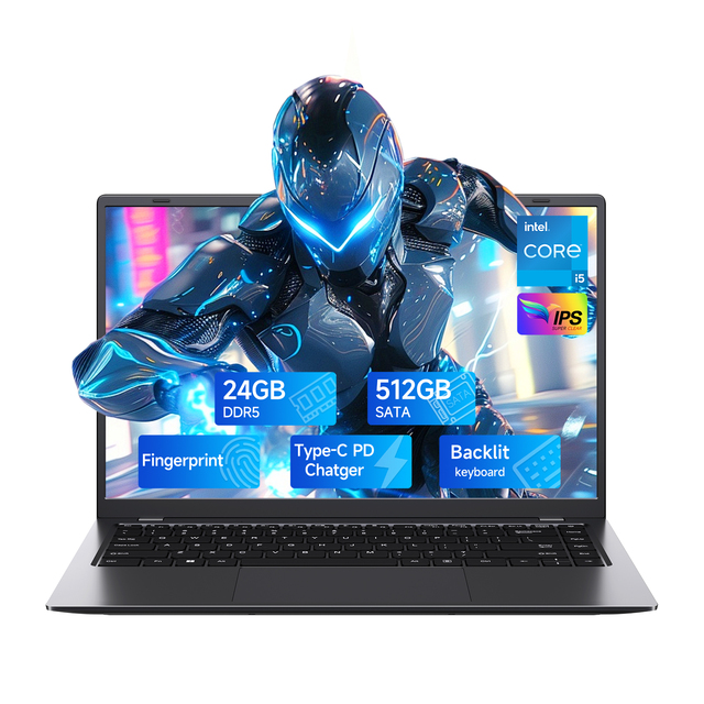 14 Inch Laptop 1366x768 Display, USB3.2 & Type-C, ,  5000mAh,Windows10/11/11 PR for Business & Home