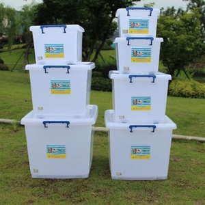 Hotel Use 13L to 220L Household PP Plastic <strong>Storage</strong> <strong>Box</strong> With Wheels <strong>for</strong> <strong>Clothes</strong> and Toys Plastic <strong>Storage</strong> Container - Product Image 2