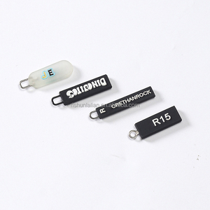 Mềm PVC dây kéo puller tùy chỉnh Silicone cao su túi may mặc dây kéo kéo - Product Image 6