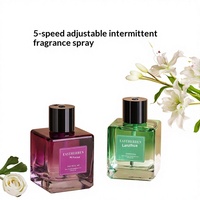 Diffuseur d'aromathérapie sans flamme en verre, sans alcool, fait main, pour intérieur, spray d'huiles essentielles, diffusion longue durée, air frais