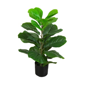 Vente en gros usine : Plante artificielle Ficus Pandurata en pot, Faux figuier à feuilles de violon ultra-réaliste, Bonsaï pour la décoration - Product Image 5