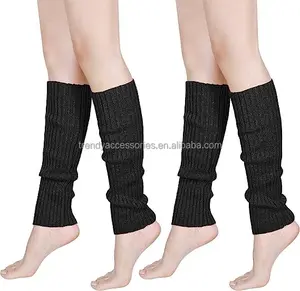 Women's Loose Cable Knit Long Socks Winter Leg Warmers for Girls