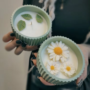 Handmade hoa khô nến thơm quà lưu niệm đám cưới nhà hương liệu trang trí tùy chỉnh màu sắc và mùi hương - Product Image 1