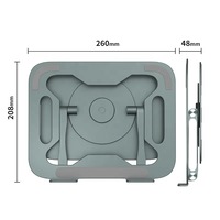 360 support d'ordinateur portable portable pliable rotatif hauteur réglable pivotant ordinateur portable en acier Riser s'adapte à tous les supports d'ordinateur portable ergonomiques