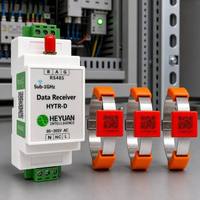 Sensor Suhu Nirkabel Pasif Heyuan 433MHz Tanpa Baterai untuk Pemantauan Panas Berlebih pada Sambungan Kabel Busbar Switchgear