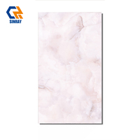 Carreaux de porcelaine brillants modernes de luxe à motif marbre 600x1200mm, antibactériens, pour murs et sols de salle de bain, pour villas intérieures